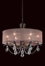 Schonbek 1870 VA8306N-51H2 - Vesca 6 Light 120V Chandelier in Black with Heritage Handcut Crystal