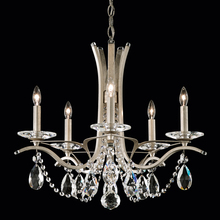 Schonbek 1870 VA8355N-59H - Vesca 5 Light 120V Chandelier in Ferro Black with Heritage Handcut Crystal