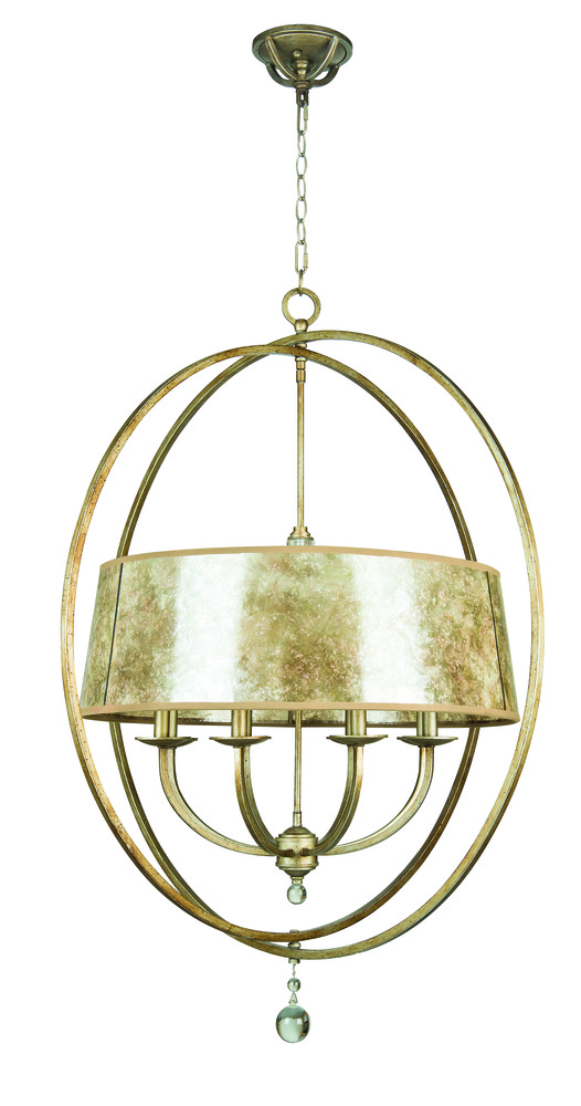 Windsor 8 Light Chandelier in Athenian Obol