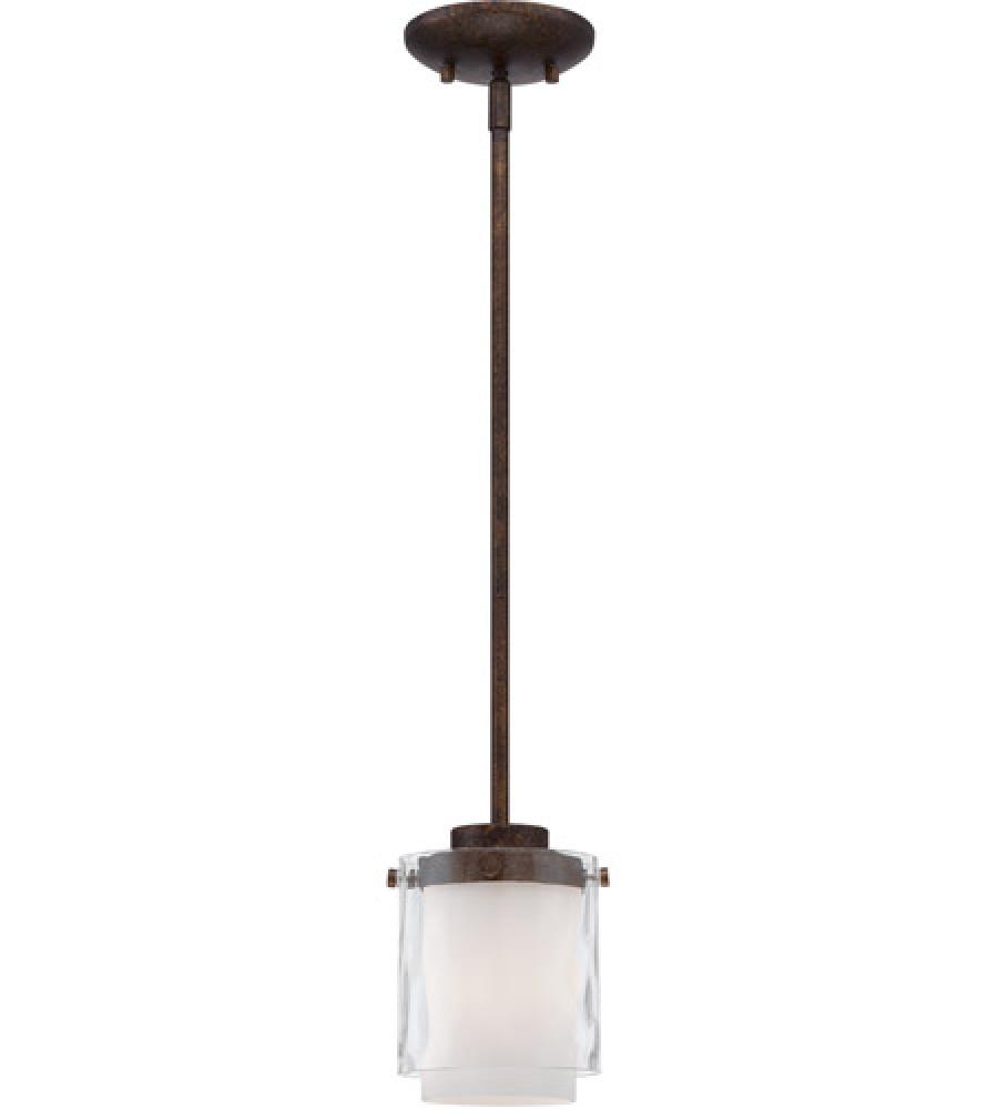 Kenswick 1 Light Mini Pendant in Peruvian Bronze