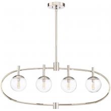 Craftmade 45574-PLN - Piltz 4 Light Island in Polished Nickel