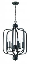 Craftmade 50536-FB - Bolden 6 Light Foyer in Flat Black