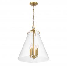 Crystorama VSS-7018-LG - Voss 4 Light Luxe Gold Pendant