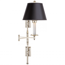 Visual Comfort & Co. Signature Collection CHD 5102PN-B - Dorchester Double Backplate Swing Arm