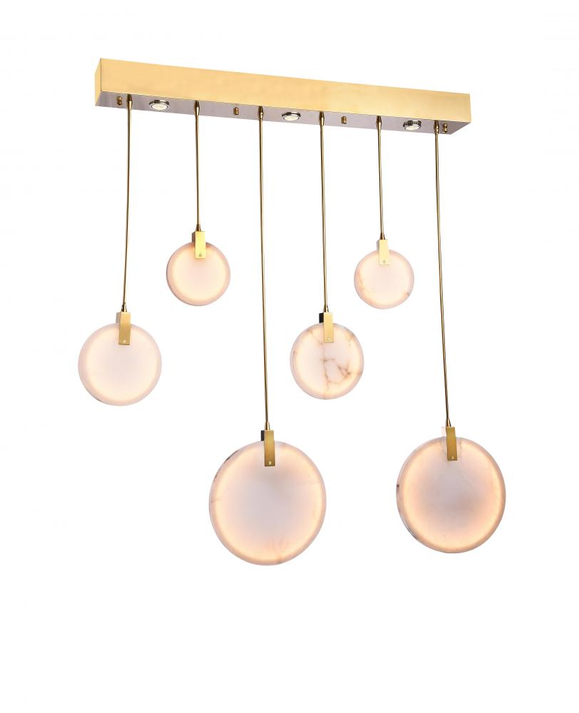 LED Chandelier Gold