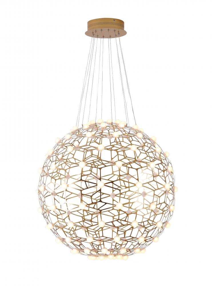 LED Chandelier Gold