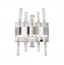 Bethel International FT73W12CR - LED Wall Sconce Stainless Steel & Crystal