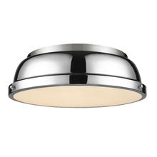 Golden 3602-14 PW-CH - Duncan 14" Flush Mount