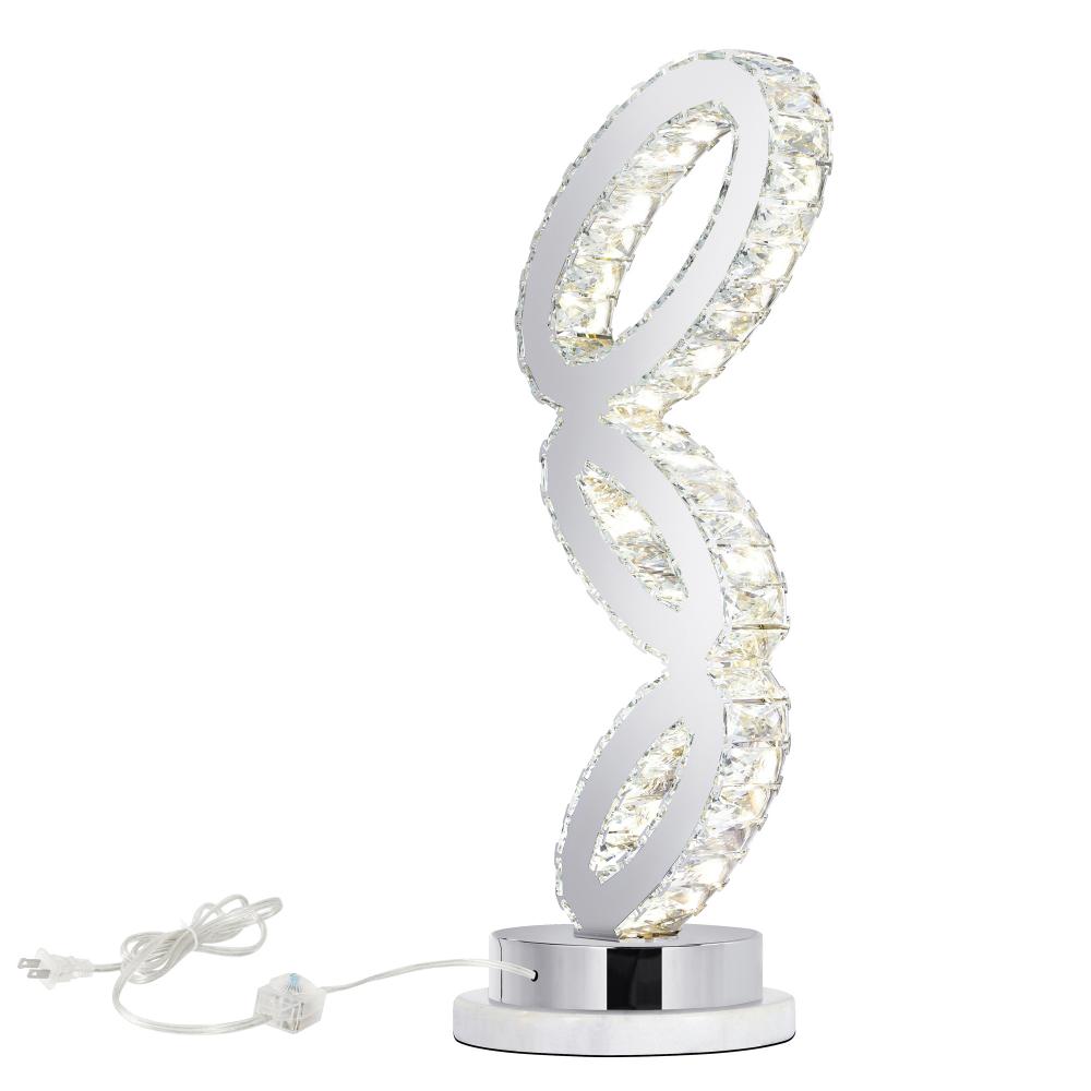 Balanced LED Table Lamp With Chrome Finish