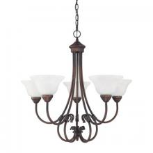 Capital 3226MN-220 - 5 Light Chandelier