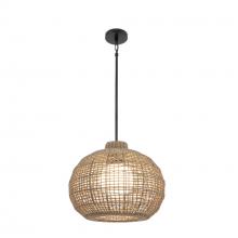 Eurofase 46631-015 - Markis 1 Light Outdoor Pendant in Khaki Brown