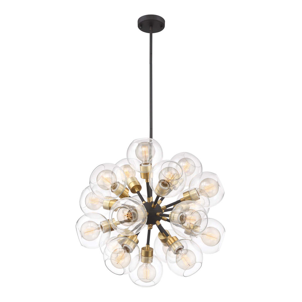 18-Light 24" Globe Sputnik Chandelier