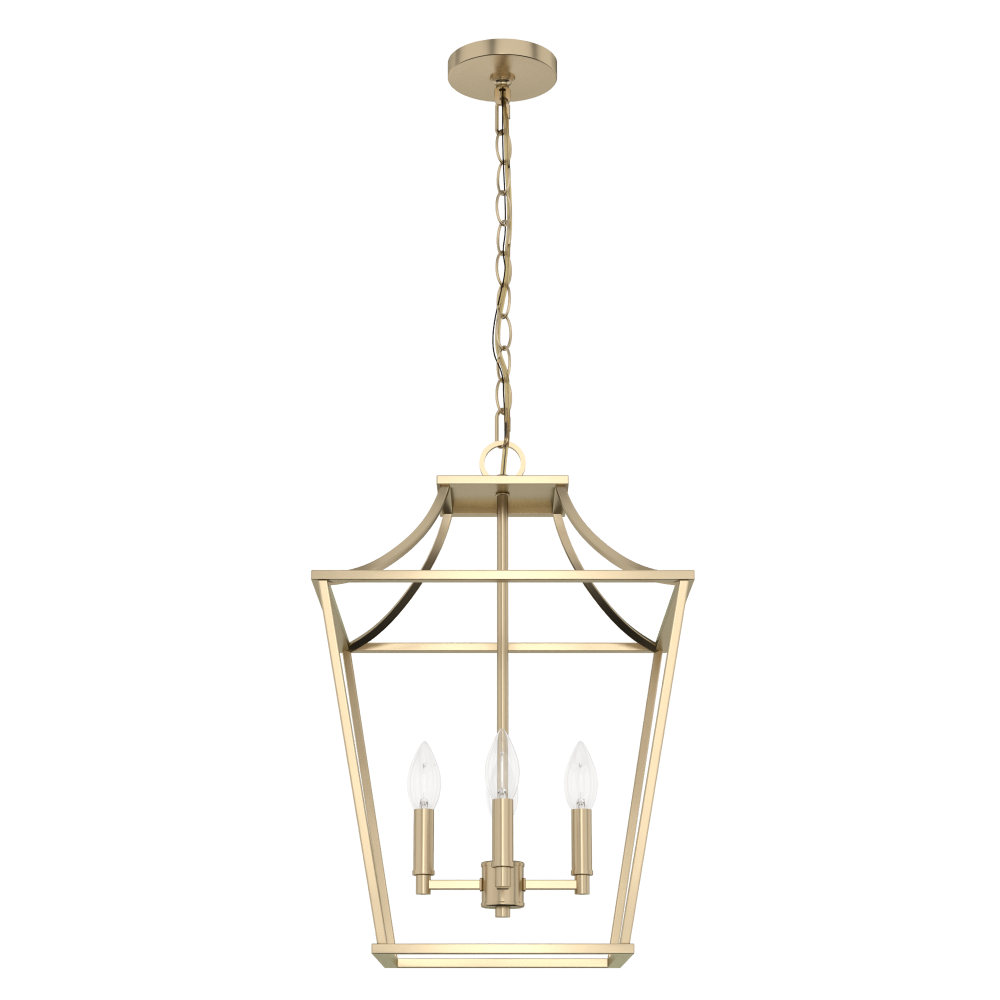 Hunter Laurel Ridge Alturas Gold 4 Light Pendant Ceiling Light Fixture