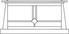 Arroyo Craftsman ABC-15CR-P - 15" Aberdeen column mount