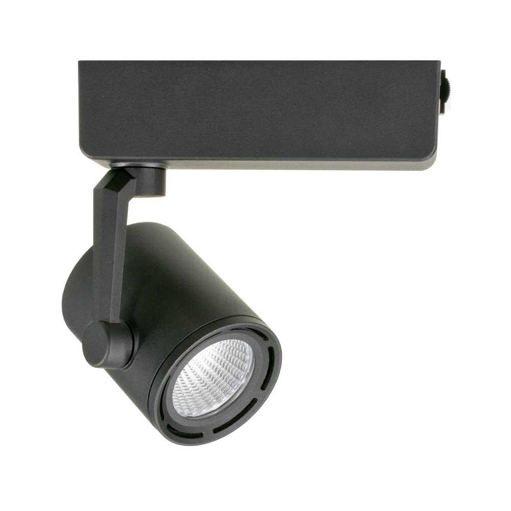 JESCO 1-Light COB LED H Track Head Fixture 55 Degree Beam Angle 3000K in Black