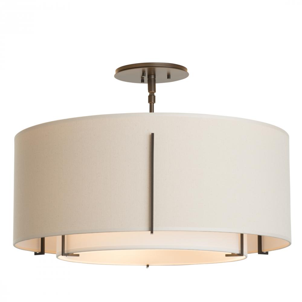 Exos Double Shade Semi-Flush