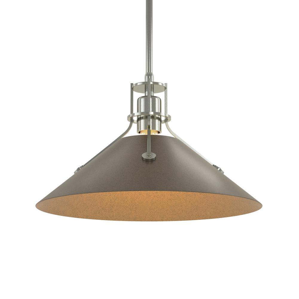 Henry Medium Steel Shade Pendant