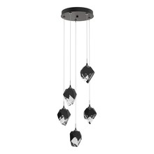 Hubbardton Forge 131137-SKT-LONG-14-BP0754 - Chrysalis 5-Light Small Crystal Pendant