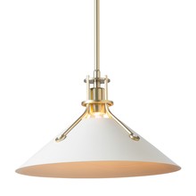 Hubbardton Forge 134550-SKT-MULT-86-02 - Henry Medium Steel Shade Pendant