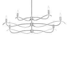 Hubbardton Forge 136350-SKT-MULT-85 - Willow 6-Light Small Chandelier