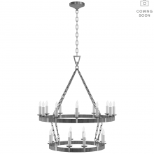 Visual Comfort & Co. Signature Collection RL CHC 5878AI/NRT - Darlana Medium Two Tier Chandelier