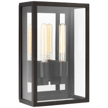 Visual Comfort & Co. Signature Collection RL CHO 2935AI-CG - Fresno Medium 2-Light 3/4 Wall Lantern