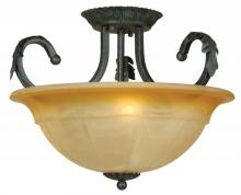 Yosemite Lighting 94521-3PG - Bowl Semi-Flush Mount