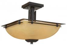 Yosemite Lighting 95521VB - Bronze Bowl Semi-Flush Mount