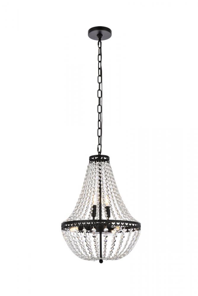 Valeria 14 Inch Pendant in Black