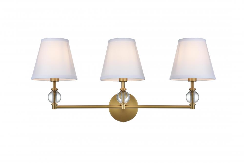 Bethany 27 inch Wall Sconce in Satin Gold