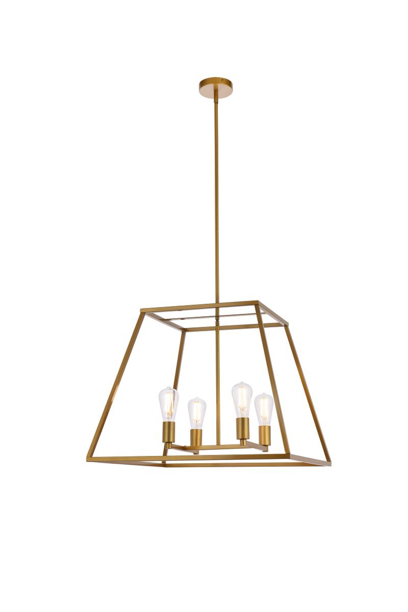 Declan 24 Inch Pendant in Brass