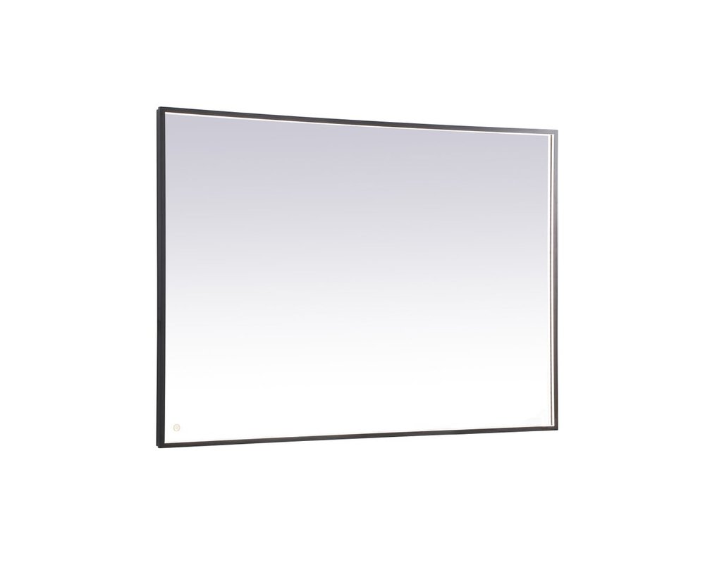 Pier 42x60 inch LED mirror with adjustable color temperature 3000K/4200K/6400K in black