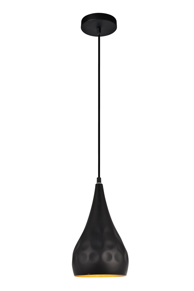 Clio Collection Pendant D6.1 H11 Lt:1 Matte Black Finish