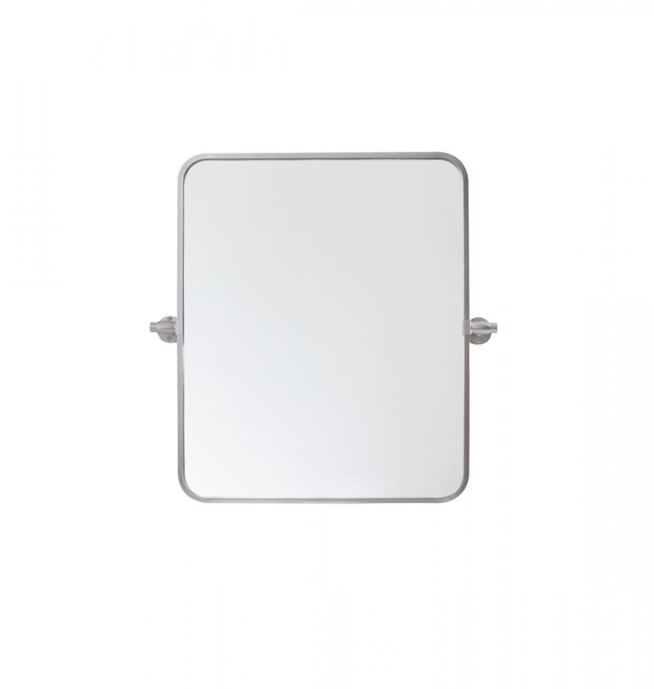 Soft corner pivot mirror 20x24 inch in gold