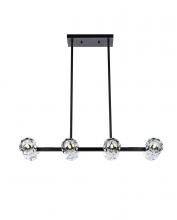 Elegant 3505D31BK - Eren 31 Inch Pendant Light in Black