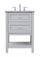 Elegant VF27042GR - 42 In. Single Bathroom Vanity Set in Grey