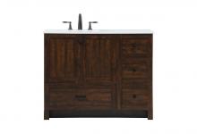 Elegant VF2842EX - 42 Inch Single Bathroom Vanity in Expresso