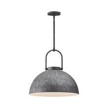 Alora Lighting PD504016SL - Harper 16-in Steel Shade 1 Light Pendant