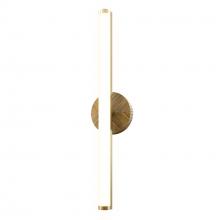 Alora Lighting WV361230VB - Kensington 30-in Vintage Brass LED Wall/Vanity