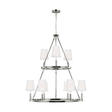 Visual Comfort & Co. Studio Collection F2937/3+6PN - Lismore Large Chandelier