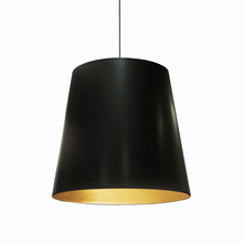 Dainolite OD-L-698 - 1LT Oversized Drum Pendant,Large - Blk/Gld