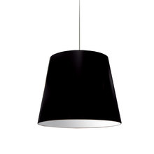 Dainolite OD-M-797 - 1LT Oversized Drum Pendant Medium Black Shade