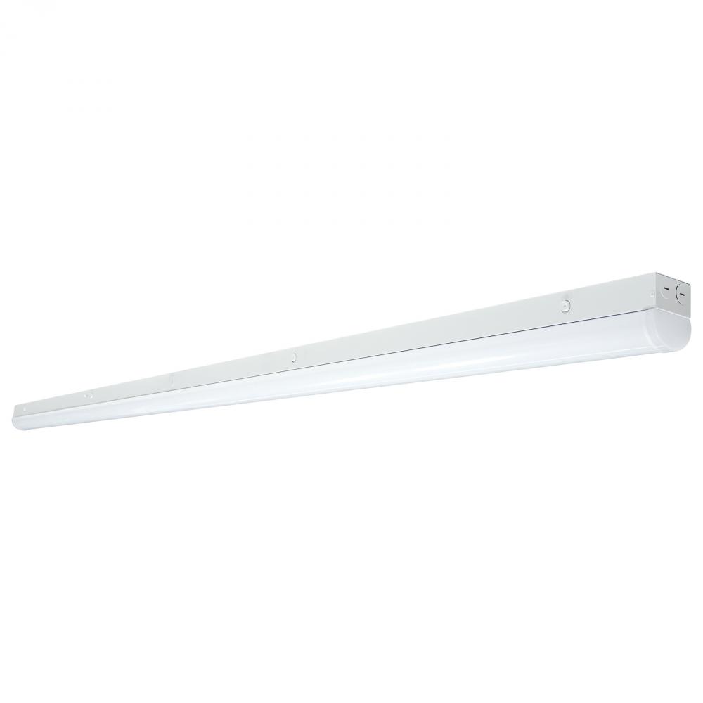 8 Foot LED Linear Strip Light; Field Selectable; White Finish