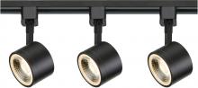  TK404 - LED Track Kit - 12 Watt LED - 3000K - 4 foot Track - 36 degree - Round Shape - Black Finish