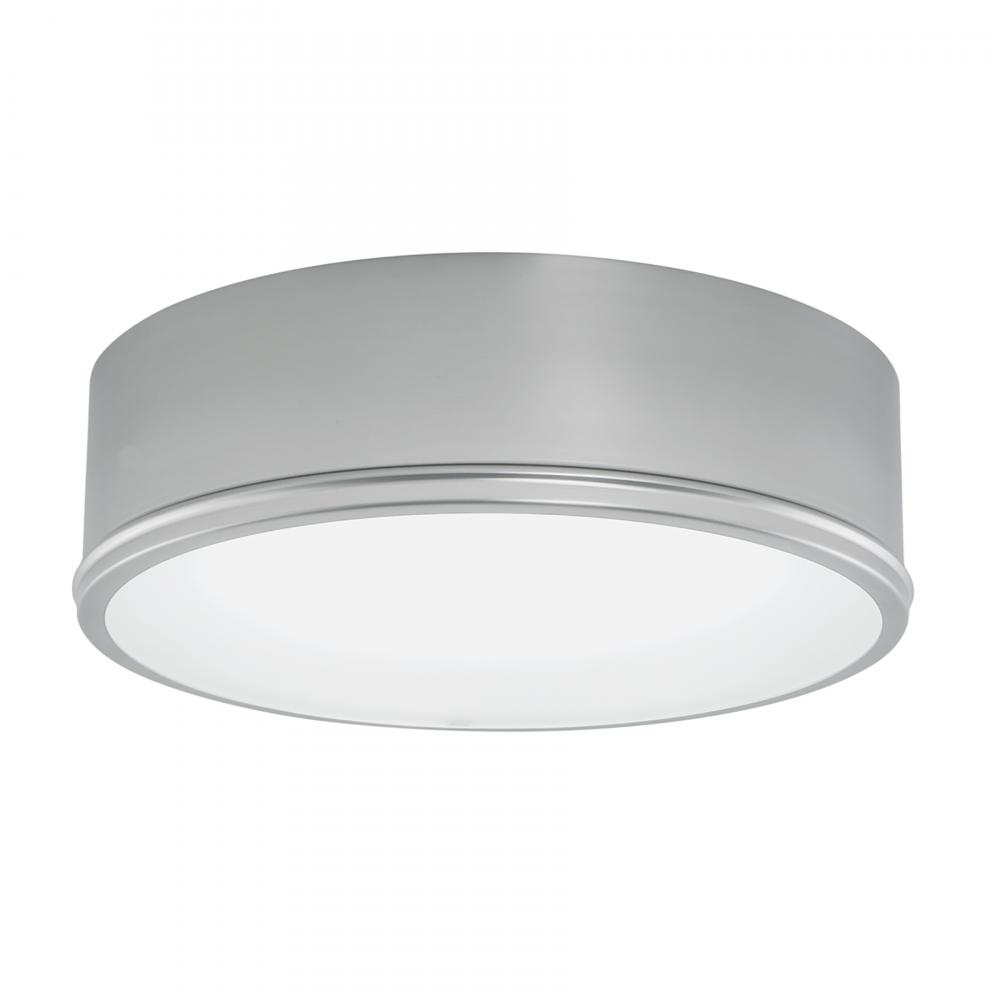 Getty 12'' Wide 2-Light Flush Mount - Brushed Nickel