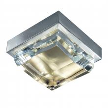 ELK Home 5379-BNSB-CL - Crystal 6.5'' Wide Integrated LED Flush Mount - Brushed Nickel/Satin Brass