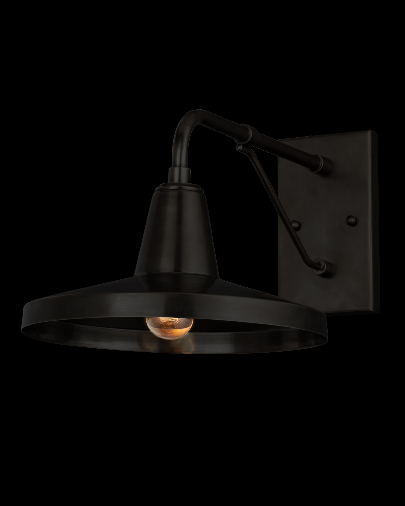 Mariner Black Outdoor Wall Sconce