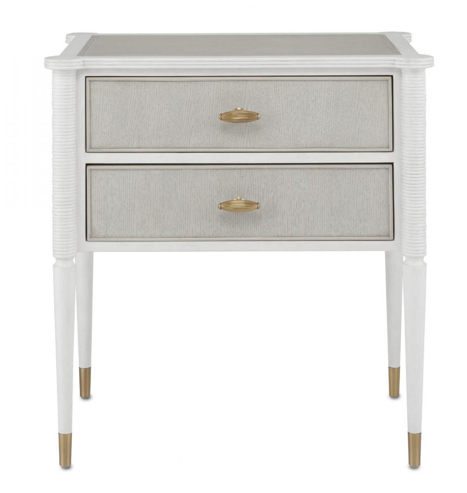 Aster White Nightstand