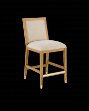 Currey 7000-0892 - Santos Sea Sand Counter Stool, Liller Malt