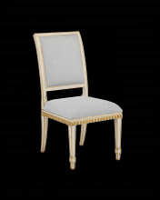 Currey 7000-0153 - Ines Ivory Chair, Mixology Moonstone